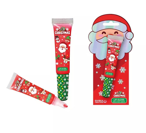 Brillo Labial rojo con Sabor a Fresa