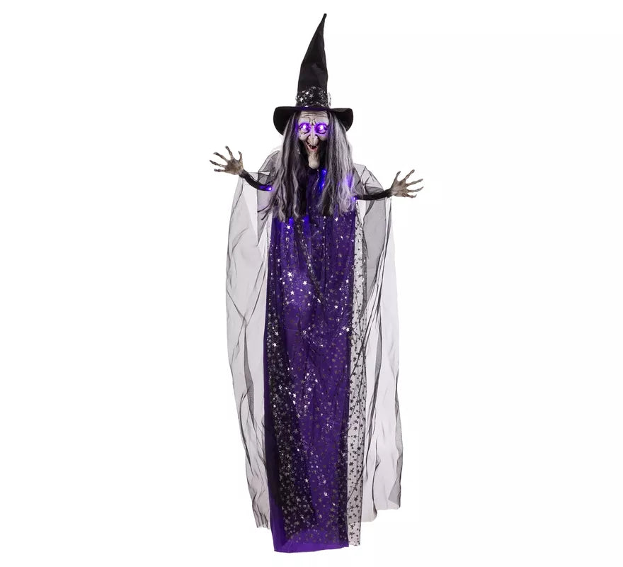 Translation missing: es.Bruja Colgante morada con Luz de 60x12x153 cm