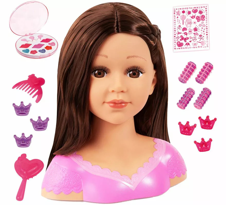 Translation missing: es.Busto Charlene Peinado y Maquillaje Súper Modelo Morena