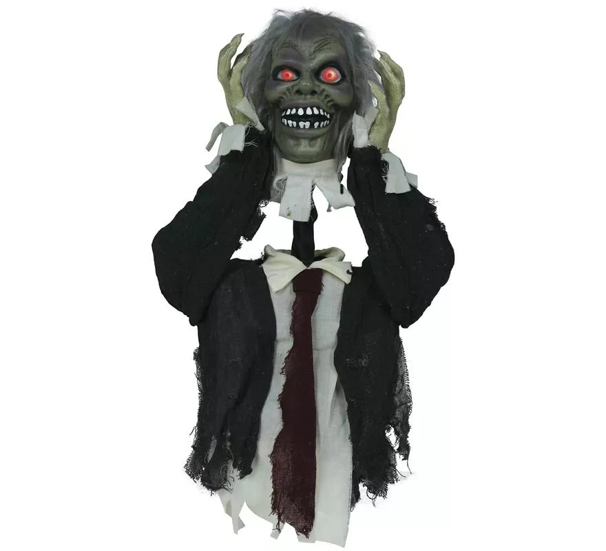 Translation missing: es.Busto de Zombie con Luz de Sonido y Movimiento de 55 cm