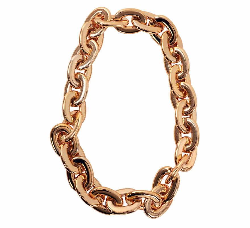 Cadena dorada de 80 cm
