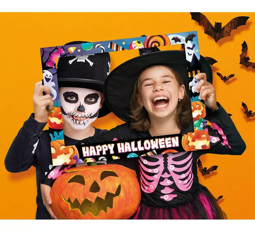 Translation missing: es.Caja 12 Marco Photocall Halloween colorido 80x60 cm