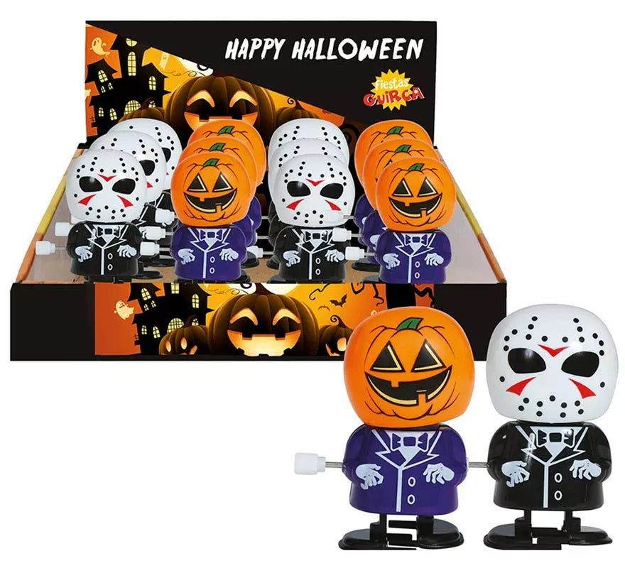 Translation missing: es.Caja 12 Muñecos Surtidos de Halloween a Cuerda 6 cm