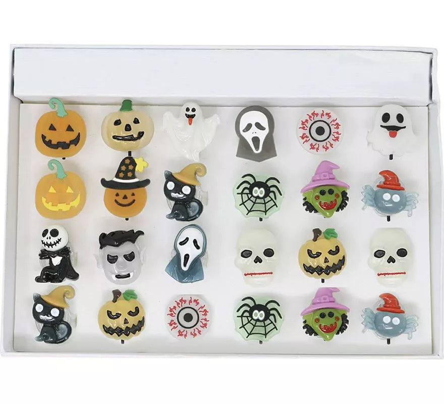 Translation missing: es.Anillo con LED de Halloween modelos surtido de 3 cm