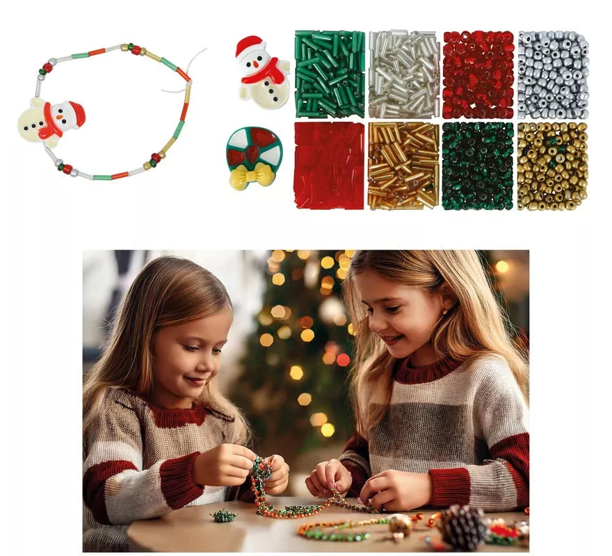 Translation missing: es.Caja de 1100 Piezas para Pulseras de Navidad