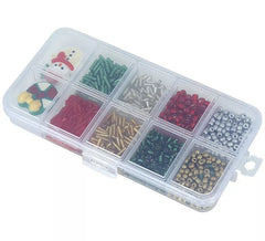 Caja de 1100 Piezas para Pulseras de Navidad
