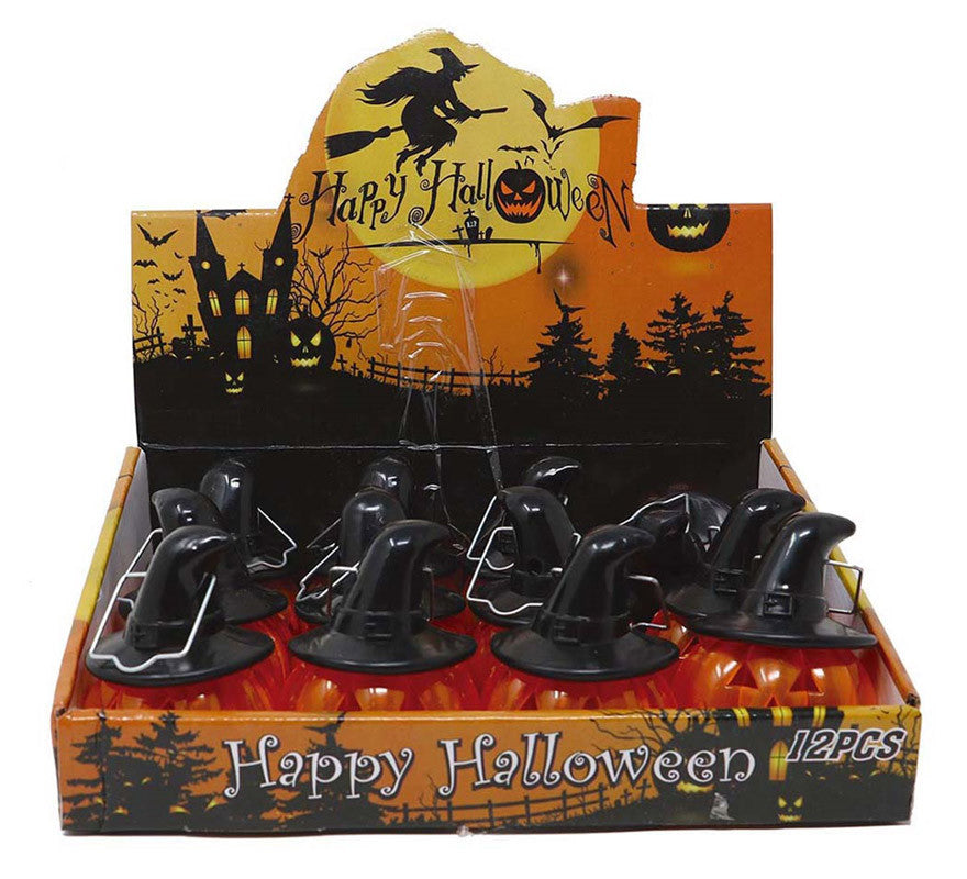 Caja de 12 Calabazas con Luz de 8X7 cm