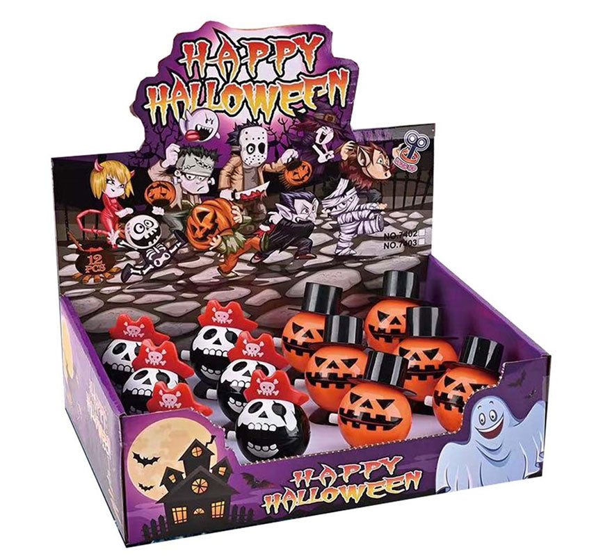 Caja de 12 Figuras Andantes a Cuerda Surtidas de 7 cm