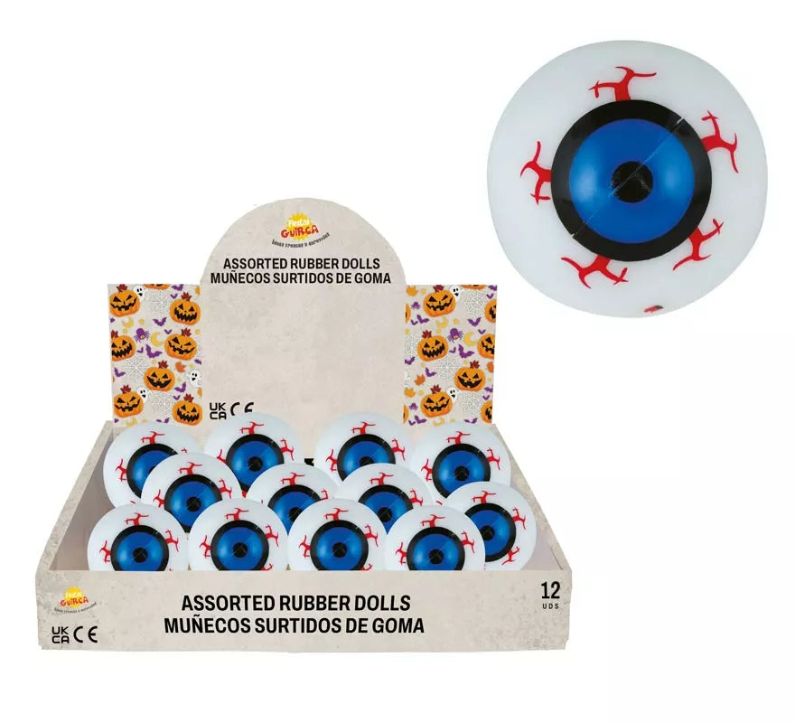 Translation missing: es.Caja de 12 Pelotas Saltarinas con Luz Ojos de 5,5 cm