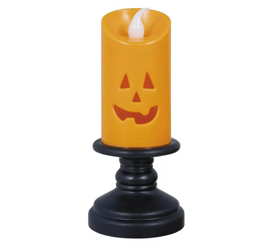 Translation missing: es.Caja de 12 Velas naranja con luz de 12,5 cm