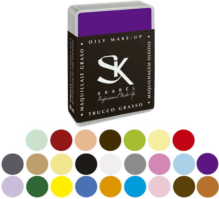 Translation missing: es.Cajita de maquillaje graso 25 gr en varios colores