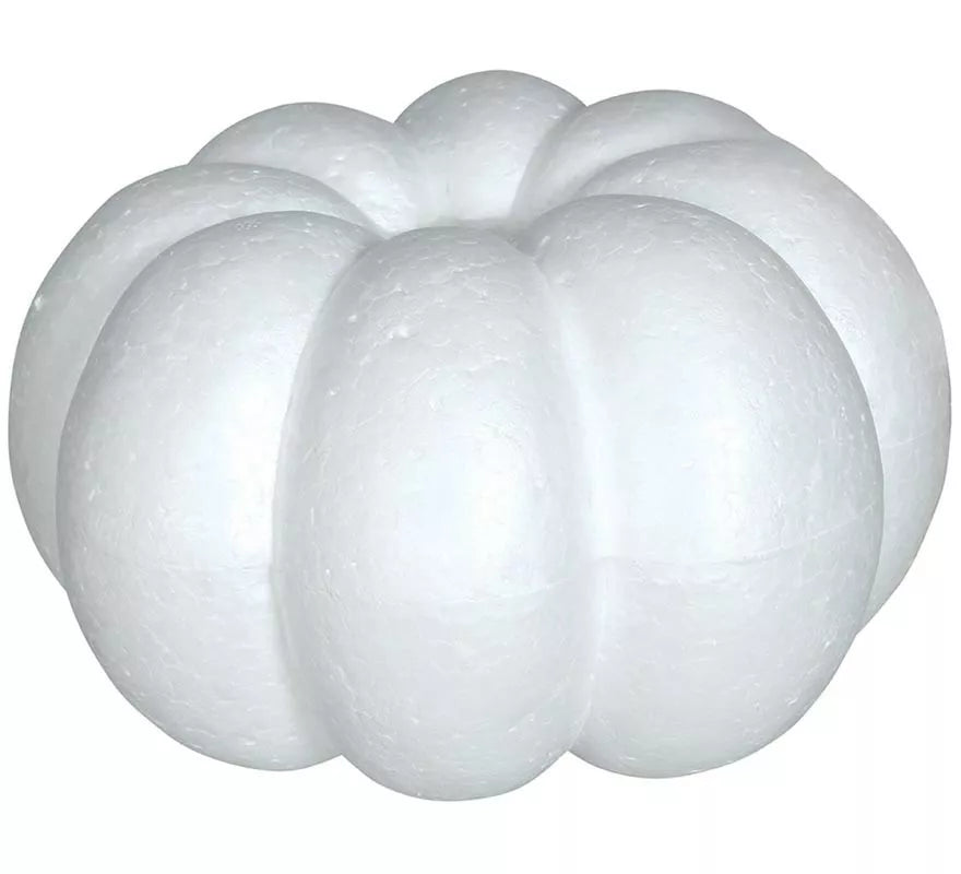 Translation missing: es.Calabaza blanca de corcho para Decorar 18x10 cm