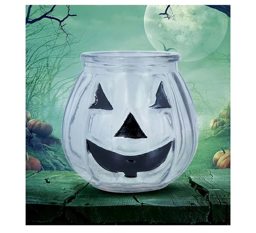 Translation missing: es.Calabaza de Cristal Transparente para vela