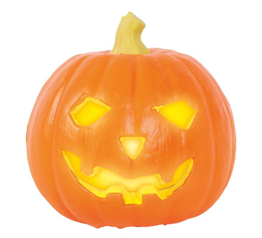 Calabaza de Foam con Luz 16 cm