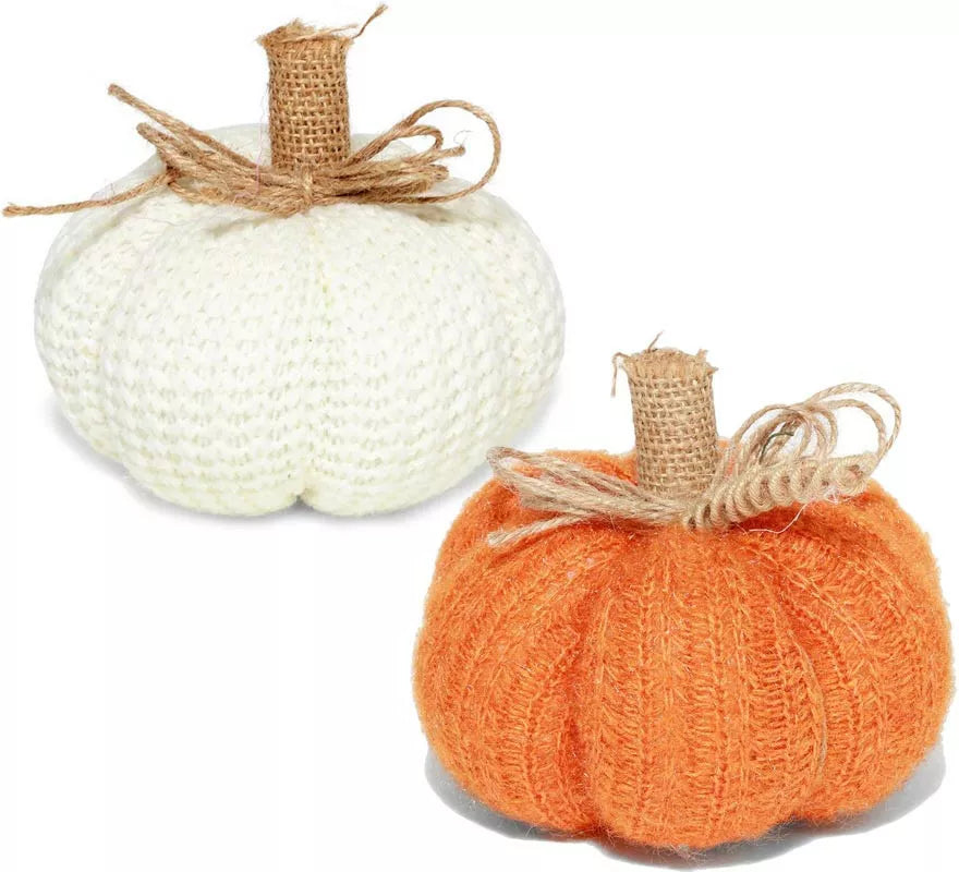 Translation missing: es.Calabaza decorativa de Algodón de 12 cm en varios colores