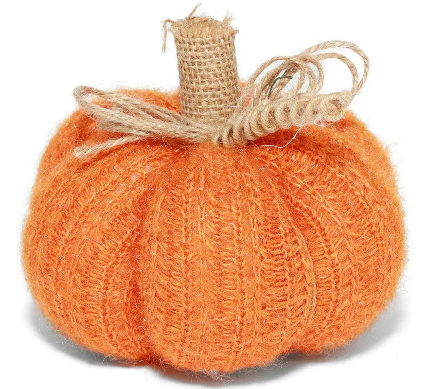 Translation missing: es.Calabaza decorativa de Algodón de 12 cm en varios colores