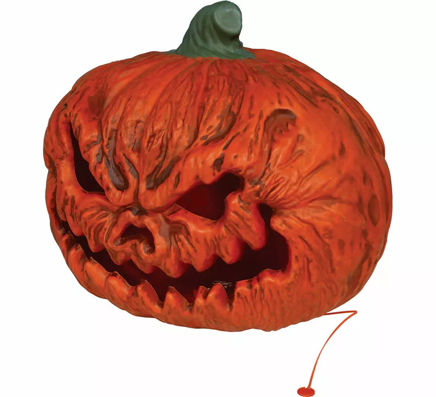 Calabaza del Terror con Luz Intensa de 38 cm