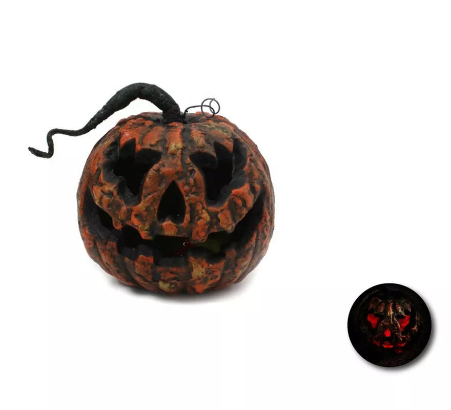 Translation missing: es.Calabaza efecto podrido con luz de 25x23x25 cm
