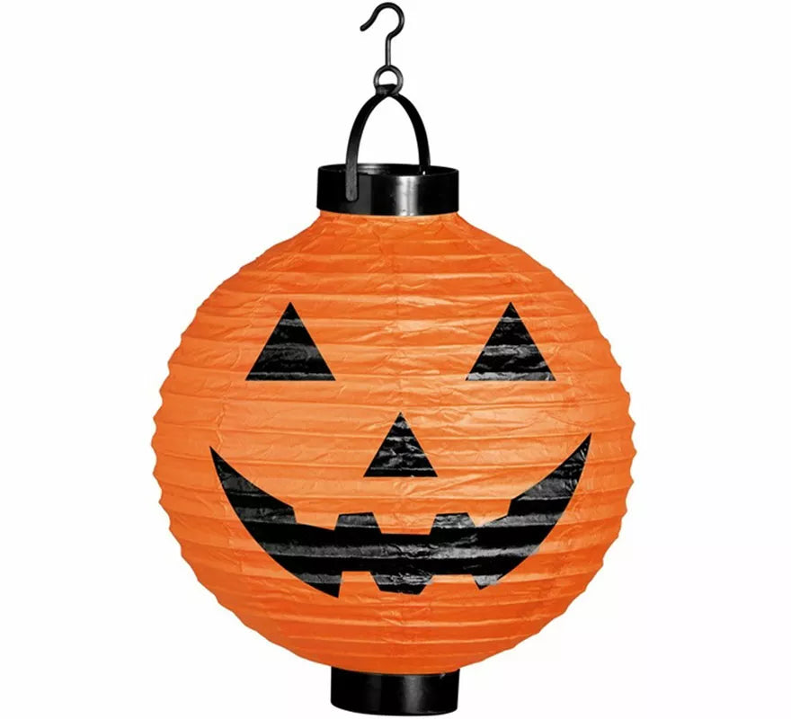 Calabaza Linterna con Luz LED de 20 cm