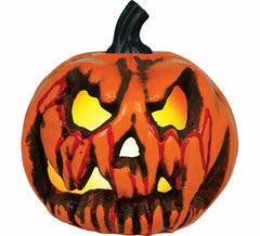 Calabaza naranja con Luz de 20 cm