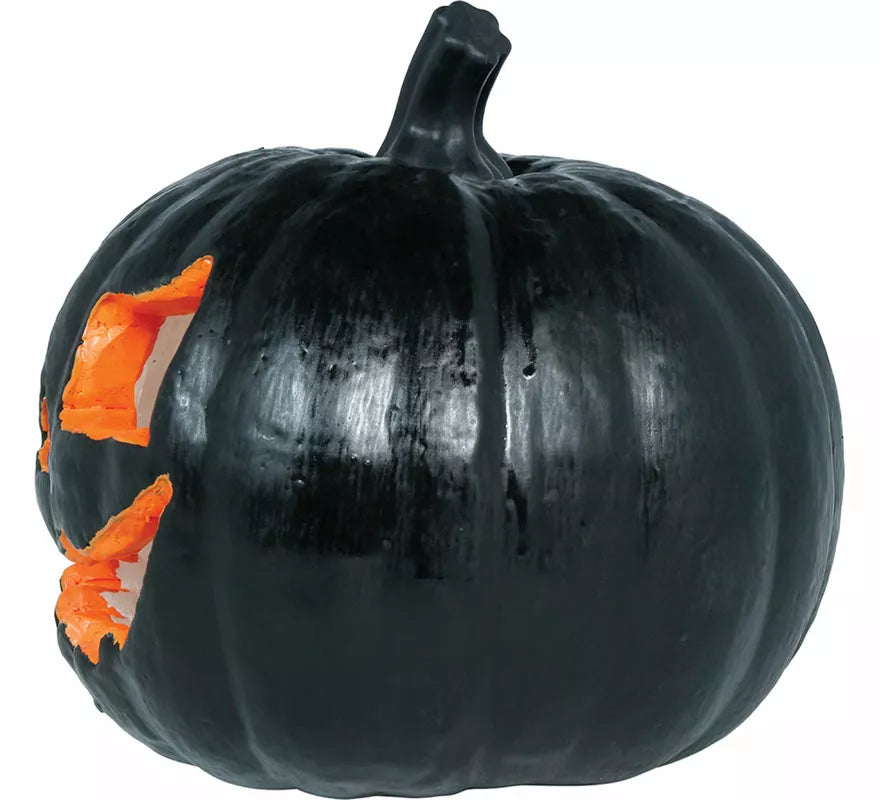 Calabaza negra con Luz de 20 cm