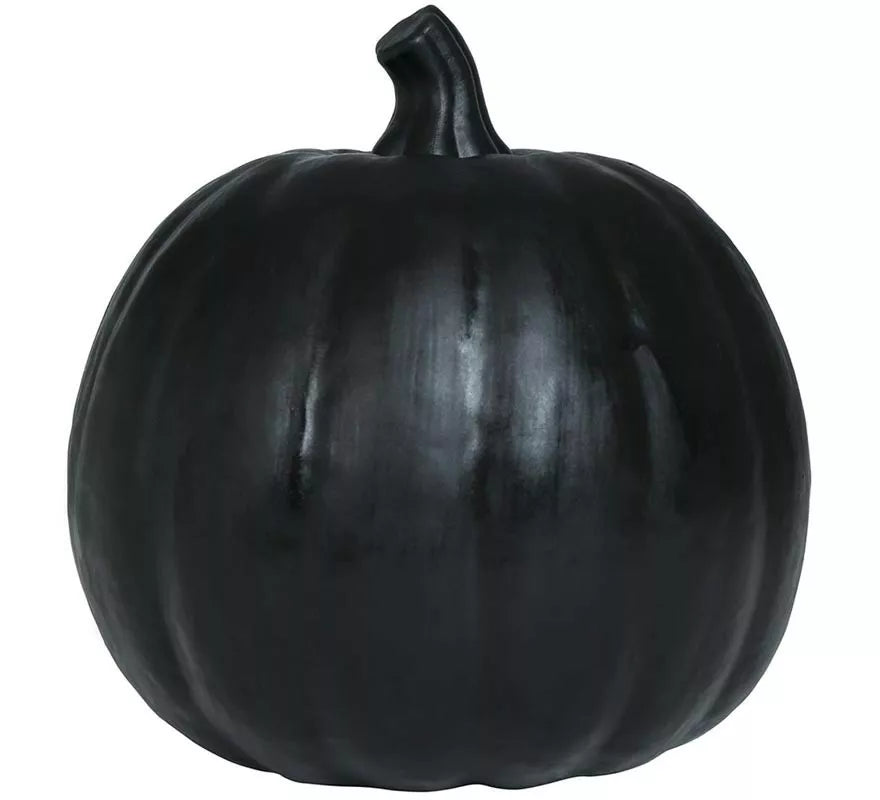 Calabaza negra Foam con Luz 16 cm