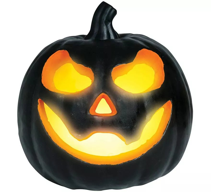 Translation missing: es.Calabaza negra Foam con Luz 16 cm