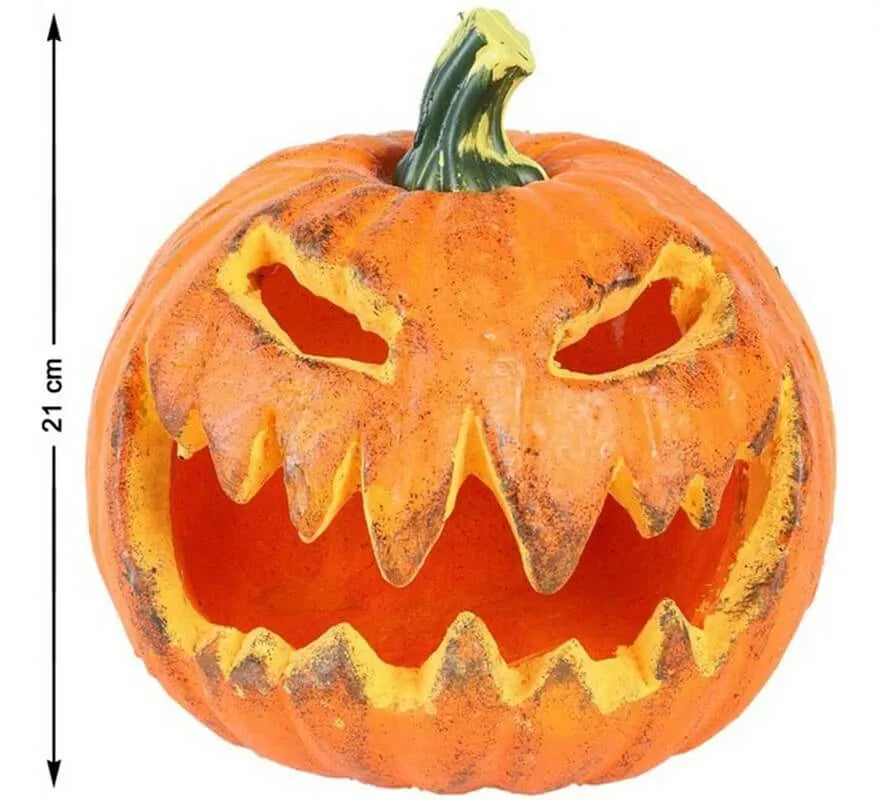 Translation missing: es.Calabaza Sonriente con Luz de 21 cm