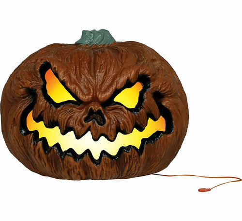 Calabaza Terrorífica con Luz Intensa de 26 cm