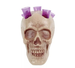 Calavera con Chupitos 20 cms