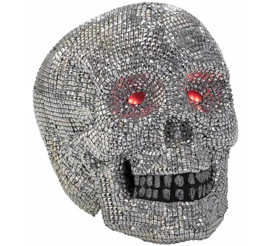 Translation missing: es.Calavera con Ojos rojos y Luz 39x48 cm