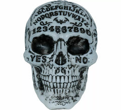 Calavera Ouija Decorada con Luz de 20 cm