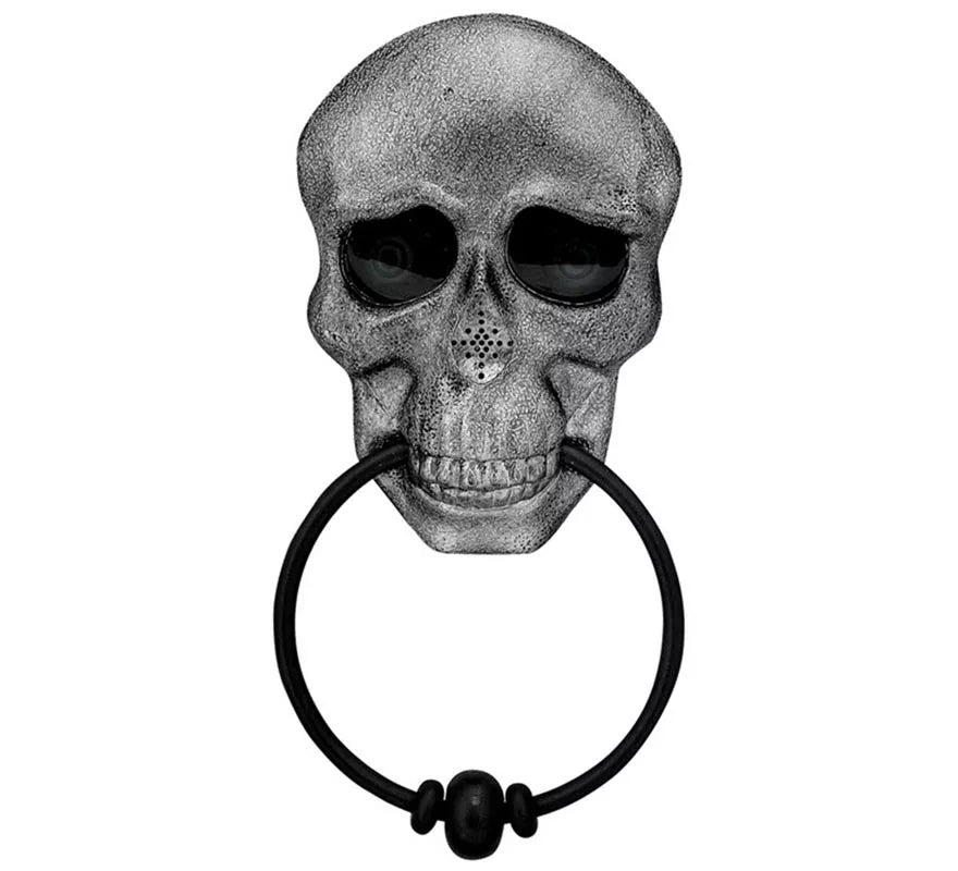 Translation missing: es.Calavera para Puerta con Ojos Animados y Voz Espeluznante