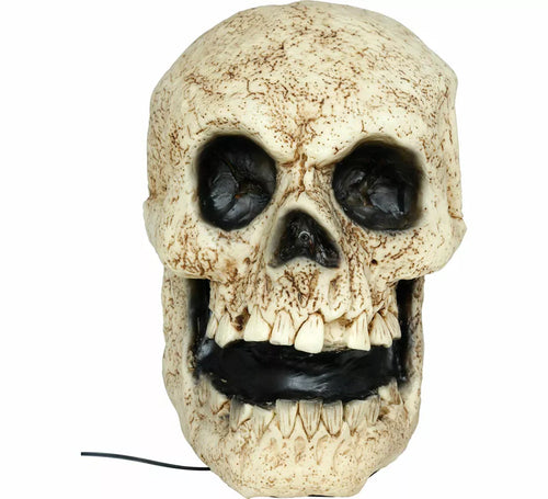 Calavera Parlante con Luz, Sonido y Movimiento de 30 cm