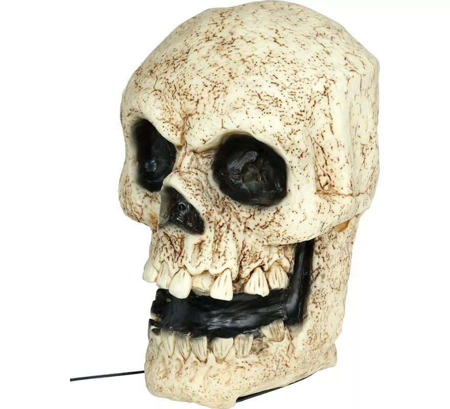 Calavera Parlante con Luz, Sonido y Movimiento de 30 cm