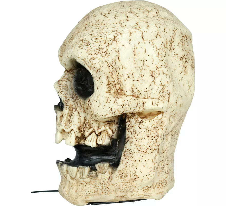 Calavera Parlante con Luz, Sonido y Movimiento de 30 cm