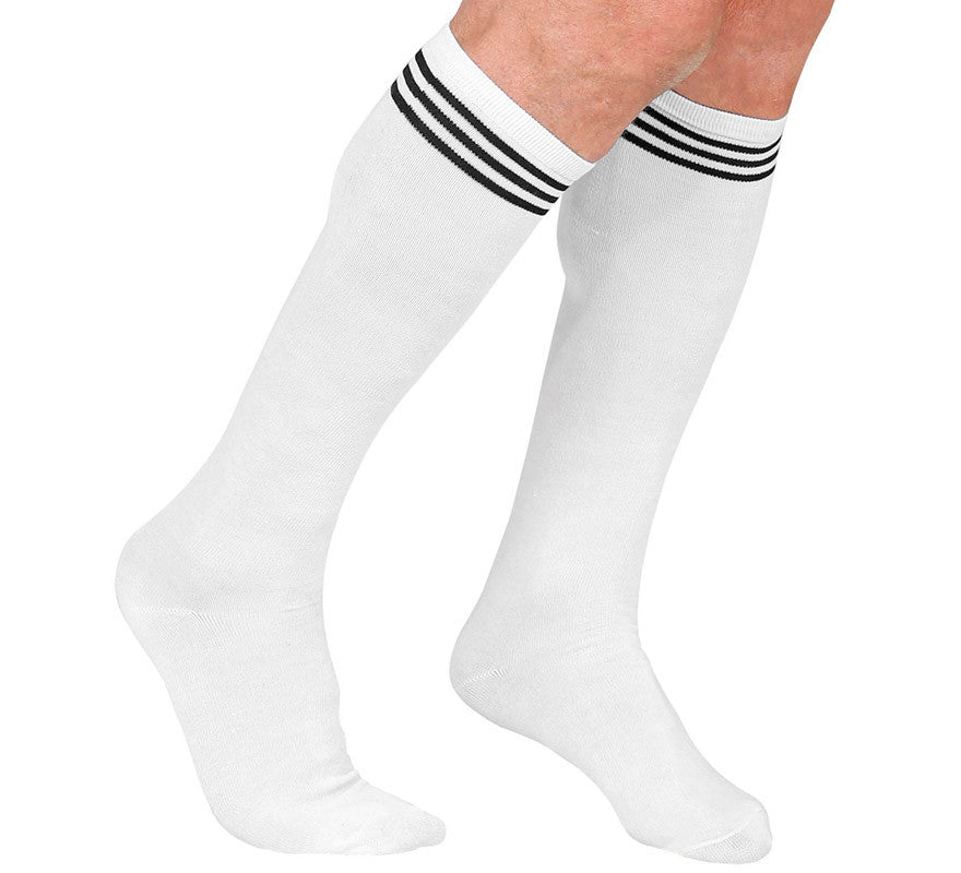 Translation missing: es.Calcetines Altos de Atletismo Blancos para adulto
