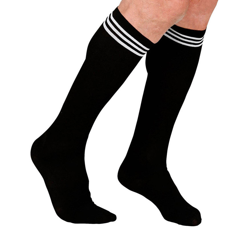 Translation missing: es.Calcetines Altos de Atletismo Negros para mujer