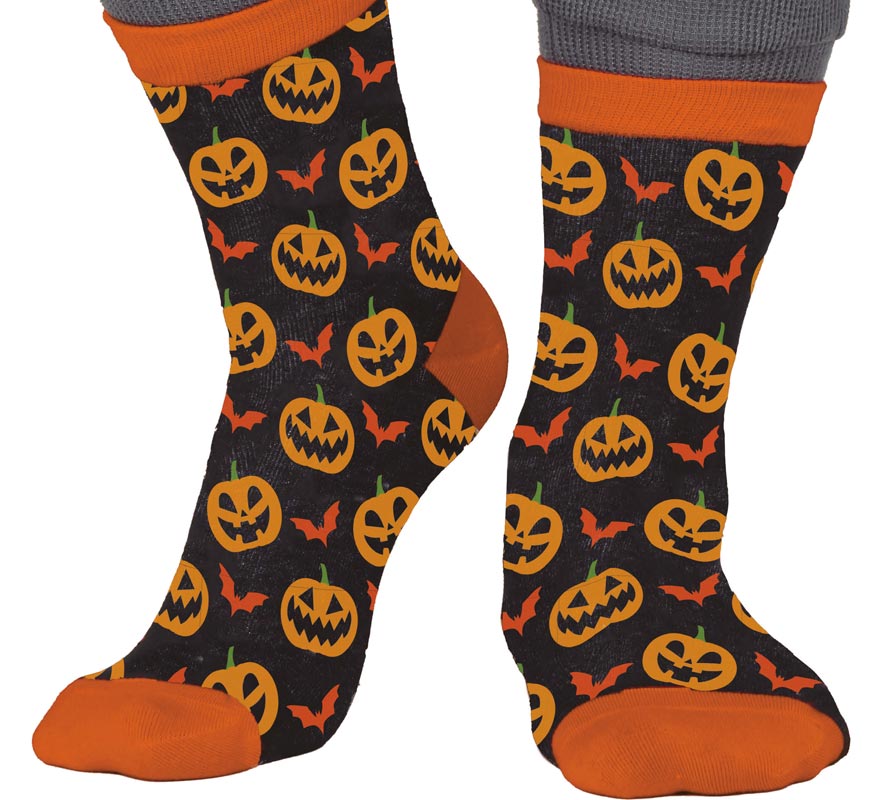 Translation missing: es.Calcetines de Calabazas para Halloween en números del 22 al 48