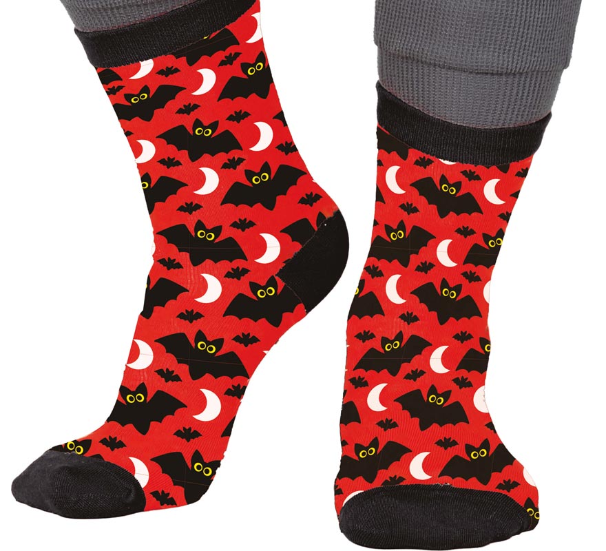 Translation missing: es.Calcetines de Murciélago para Halloween en números del 22 al 48