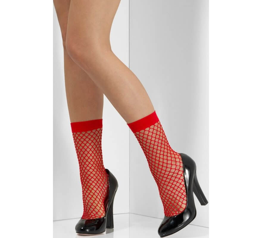 Translation missing: es.Calcetines de Rejilla Rojos