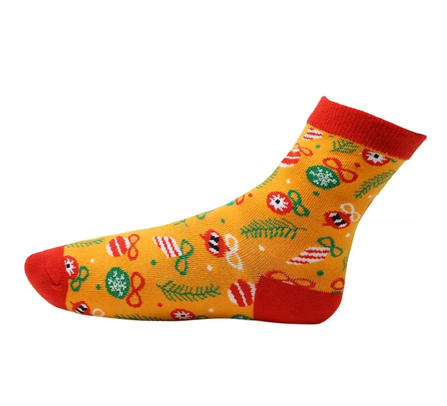Translation missing: es.Calcetines Navideños Adornos y Hojas en números del 22 al 48