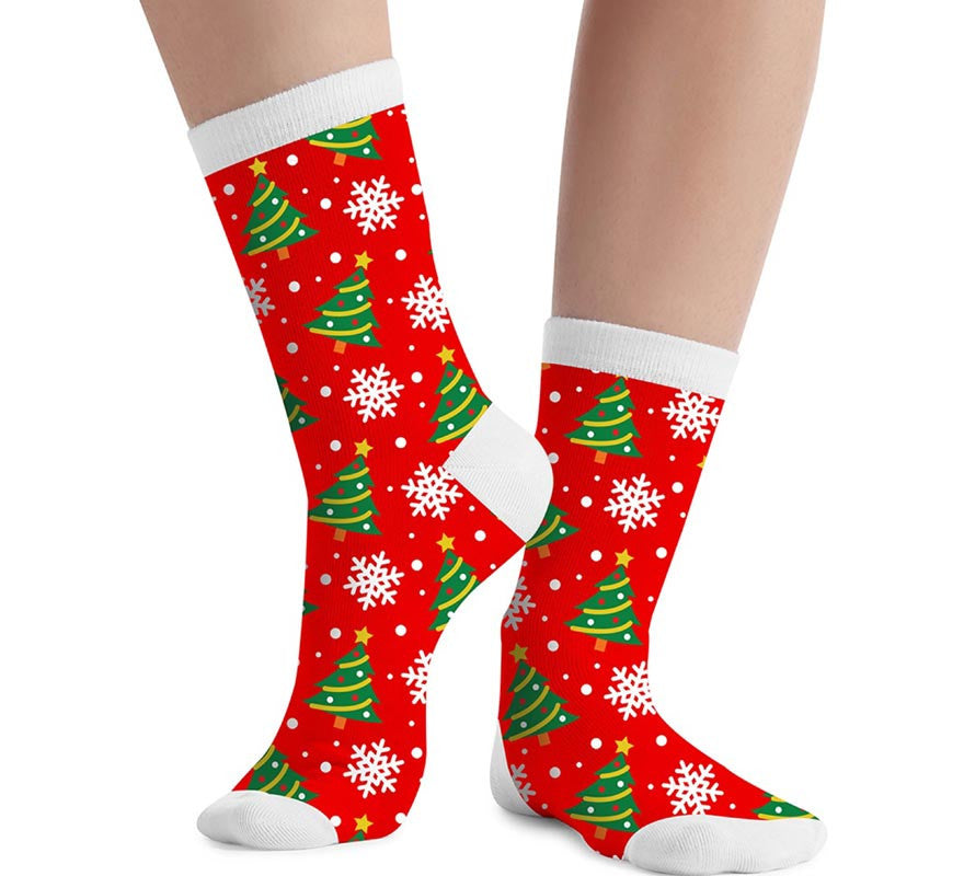 Translation missing: es.Calcetines Navideños Árbol de Navidad en números del 22 al 48