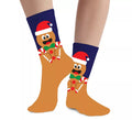 Calcetines Navideños de Muñeco de Jengibre