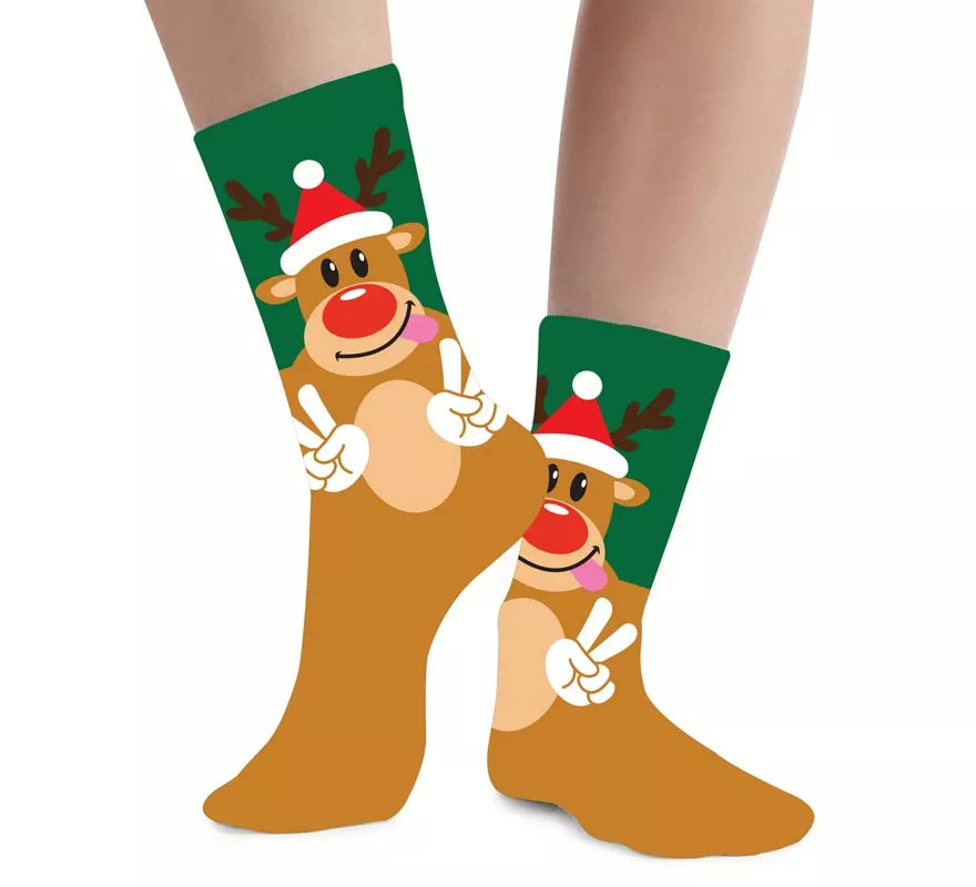Translation missing: es.Calcetines Navideños de Reno