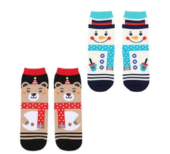 Calcetines Navideños Oso y Muñeco de nieve en modelos surtidos adulto