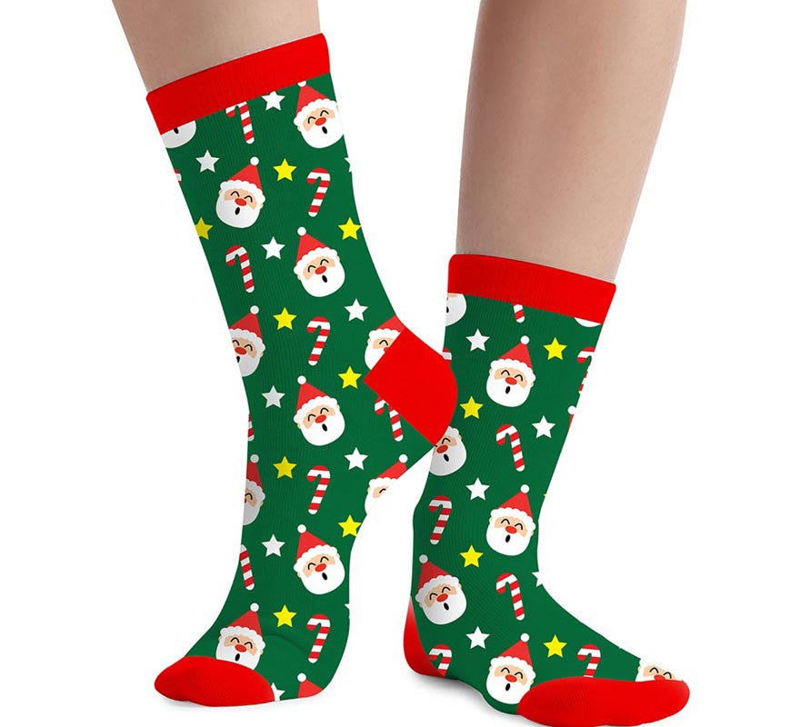 Translation missing: es.Calcetines Navideños Papá Noel en números del 22 al 48