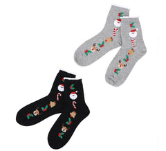 Calcetines Navideños Papá Noel oscuros Talla 28-35 en colores surtidos infantil