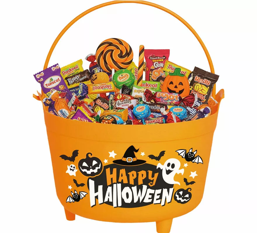 Caldero 'Happy Halloween' de 24x23x15 cm