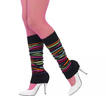 Calentadores con Rayas fluorescentes para mujer